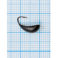 Мормышка Водяной ослик (Asellus aquaticus) 1,0/6, чёрно-серебристый