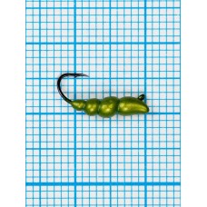 Мормышка Личинка жужелицы (Сarabo) 0,5/14, желтый Fluo