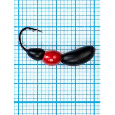 Мормышка Лесной Муравей (Formica RUFA) 2,0/10, чёрно-красный