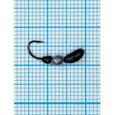 Мормышка Лесной Муравей (Formica RUFA) 0,5/14, чёрно-серебристый